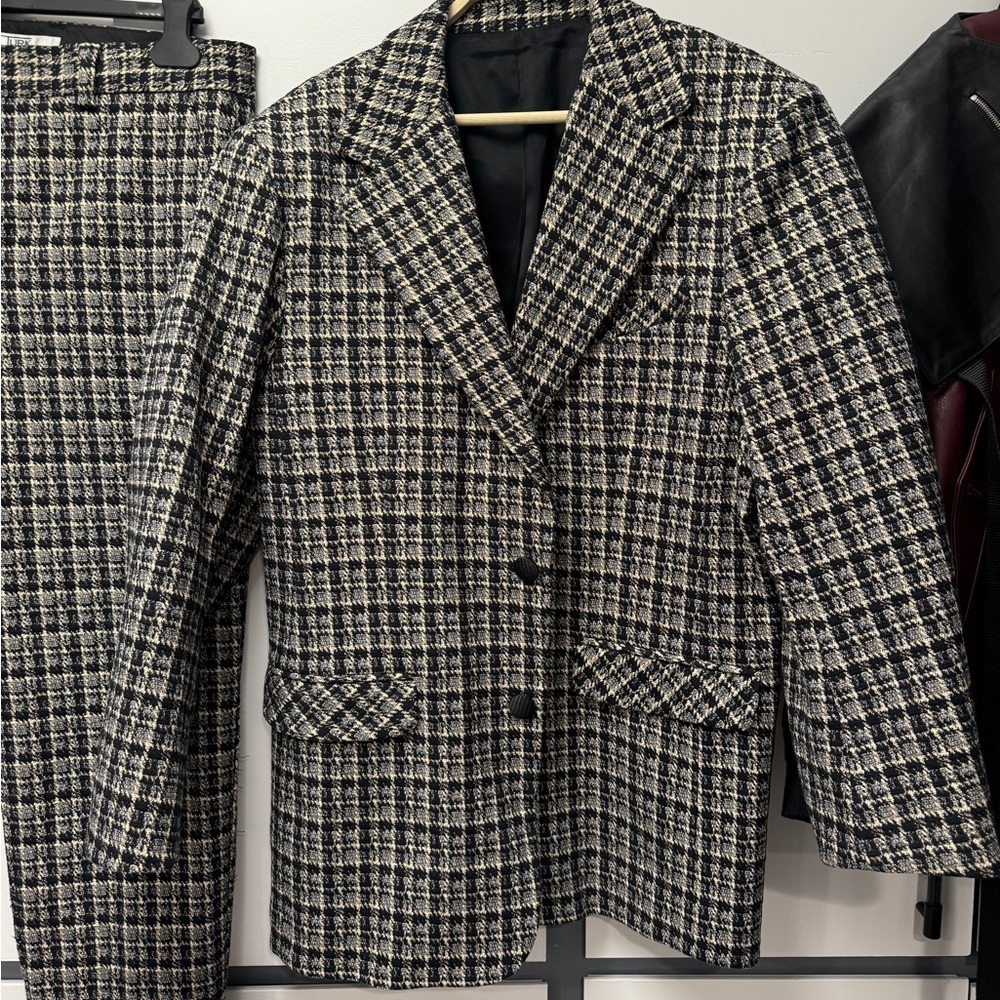 NWT Mr Turk San Vicente Blazer black, gold and silver